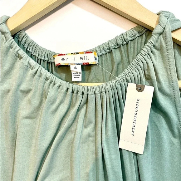 NWT Anthropologie Eri+Ali Ruffle Sleeveless Swing Top - Picture 3 of 5
